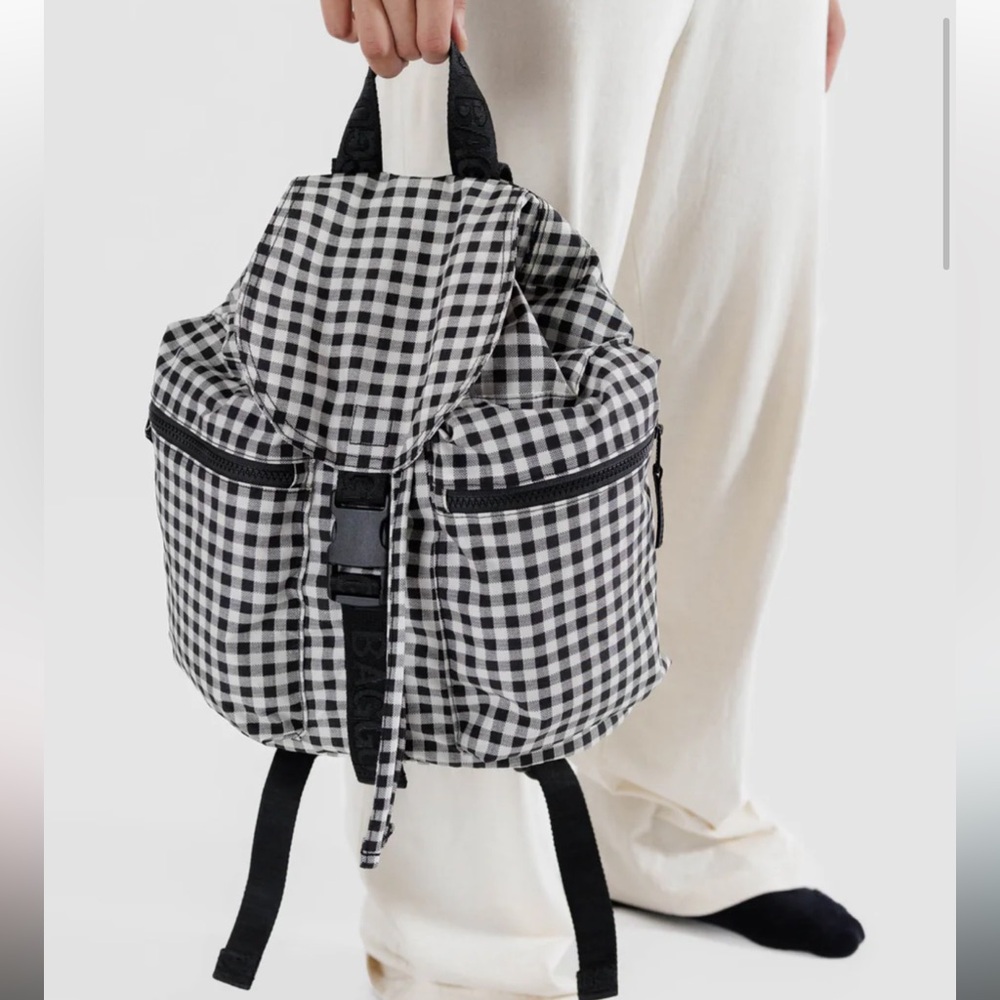 BAGGU Gingham Sport Backpack